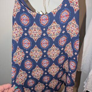 Pink Republic Aztec Print Tank